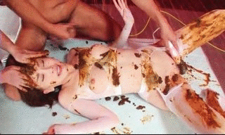 Toilet Slaves Scatology - Newlyweds Defecation celebration - Part 3