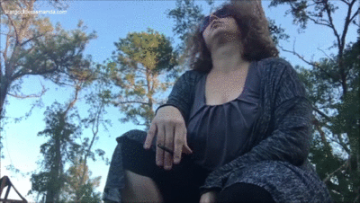 Scat Goddess Amanda - Smoking While Shitting Outside