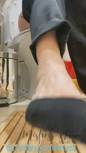 Mistress Anna Toilet - 201 Sweaty  feet and shit