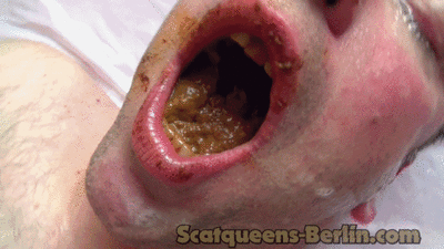 ScatqueensBerlin - Toilet Slave Shit x3 P4 FHD Version