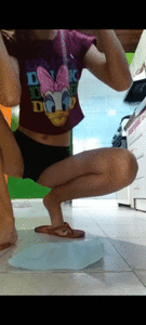 Myself and my Sexy latina friend - A new girl want toilet slave for 300us