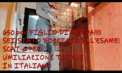 MISTRESS ISABELLA - 650 SCAT POV roleplay YOU FAILED THE EXAM! by Mistress Isabella (ITA)