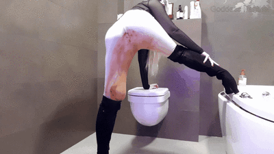 Love to Shit Girls - White Leggings Ruin