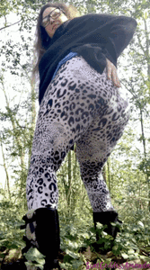 Scat Goddess Amanda - Outside Poop JOI