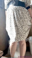 Scat Goddess Amanda - Pretty Dress Huge Log