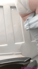 Scat Goddess Amanda - Visits to the Port a Potty Toilet