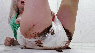 Love to Shit Girls - Messy Diaper Ruined Panties