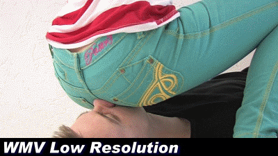 Boss Girls Productions - Peeping Tom eager for jeans asses gets his just punishment (WMV Low Resolution)