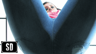 Boss Girls Productions - Natalia sits at the glass table - and you below of it! (SD Video)