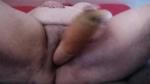  Fucked With Giant Carrots To Squirting