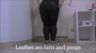 Leather ass farting and pooping *Uncensored*