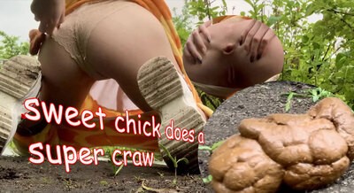 Sweet chick poops for you