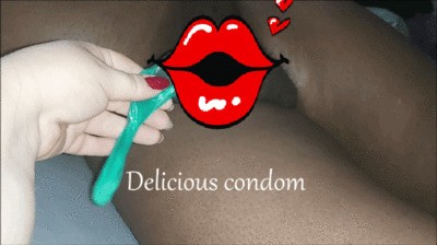 Delicious condom UNCENSORED