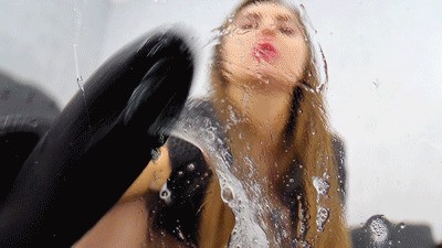 Goddess Lena spits all over you! - small version