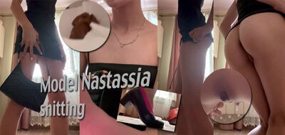 Hot Nastassja shitting
