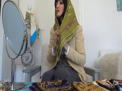 Silk Scarf fitting and allow to squirt on my scarf