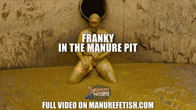Franky in the manure pit