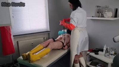 Dilation and milking in rubber gloves