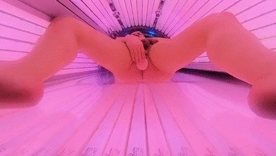 Another task from LexyNoir - inflatable dildo in ass at solarium