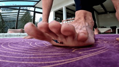 Crushing and vacuuming tiny guys after my yoga workout (small version)