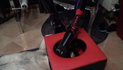BOOTS AND FOOT WORSHIP AND DENIAL CUM (POV)
