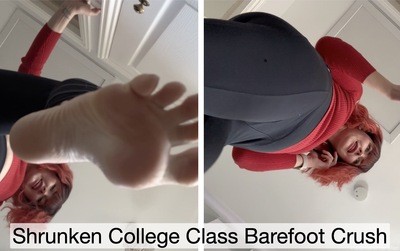 Shrunken College Class Barefoot Crush