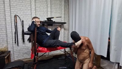 Training van mijn slaaf Ball: Kont likken en pijpsessie — Toiletslaveanddommes
