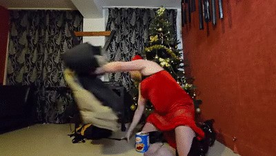 Mistress Andreea and Santa Faith: Toy Fucking and Boot Kicking — Toiletslaveanddommes