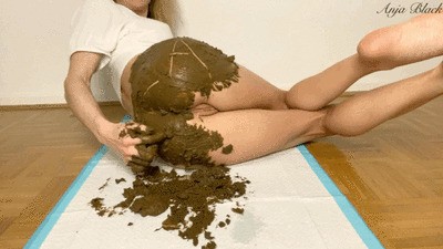 Extreme Anal Self-Pleasure with Feces: A Messy Exploration — Anja Black