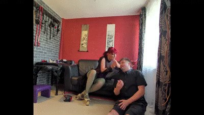 Mistress Andreea and Faith - Smoking and Handjob Instruction in Pantyhose — Toiletslaveanddommes