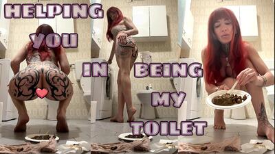 LADY SCARLET - GUIDING YOU TO BECOME MY TOILET 4K