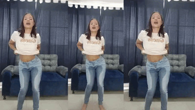Zwoele Denim Verlangens: Een Nat en Wild Fantasie