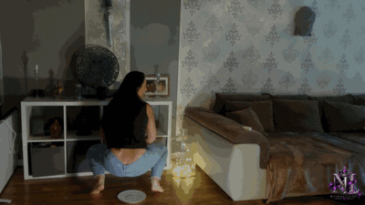 MASSIVE XXL TURD FROM MY PALE BLUE DENIM ASS