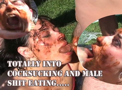 Hey I am totally into male shit eating...