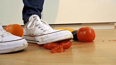 Converse crush fruits and vegetables