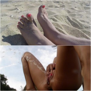 Feet and Pissing on the Beach