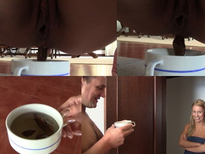 Princess Nikki shit and piss in the cup