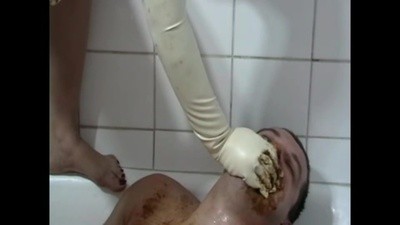 Margo and friends verbal humiliation and scat feeding