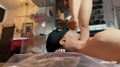 MISTRESS GAIA - GAGGING ON A MOUTHFUL OF FILTH - HD