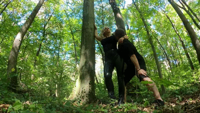 Mistress Samariel and Faith: Forest Armpit Licking - Part 1