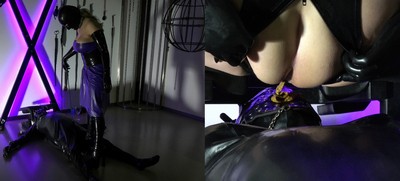 Latex toilet queen
