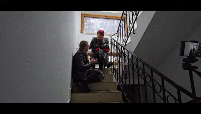 Mistress Andreea Enslaves Her New Courier - JOI Session - Part 1