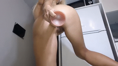 Unexpected Moments During Anal Play with a Dildo