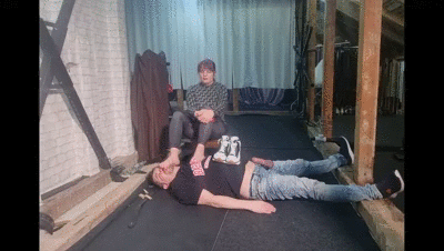 Mistress Andreea's Attic Torment - Foot Domination and Socksjob