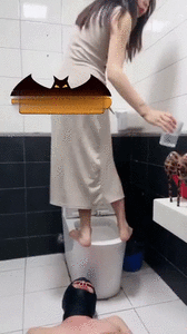 Thumbnail of Cruel Goddess Piss into the Human Toilets Mouth while Trampling Him and Giving Mean Talks