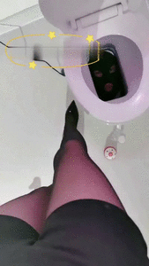 Elegant Office Lady Dominates with Heels, Humiliating Her Eternal Toilet Slave Beneath the Bowl