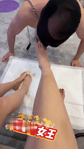 Dominant Goddesses Command Their Foot Slave with Food and Force