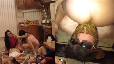 Toilet Man Abuse in the Kitchen Part 6