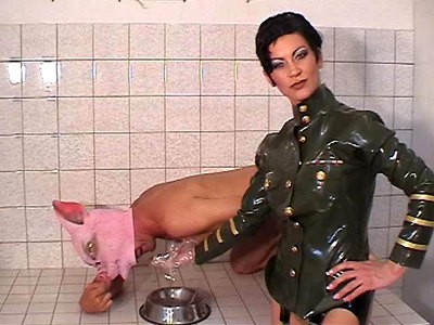 Dirty Femdom Clip: Scatpig, eat my shit and your cum 2 (Mpg2)