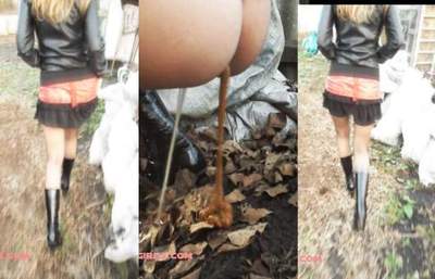 Hot Student shitting